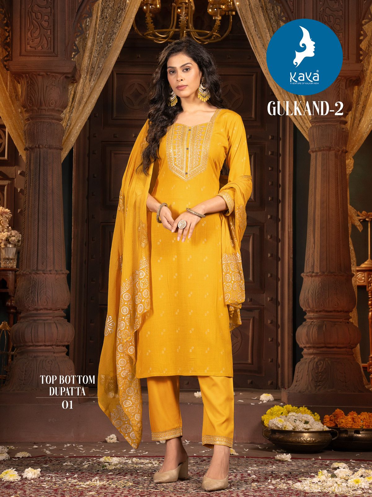 Gulkand 2 By Kaya Rayon Designer Kurti With Bottom Dupatta Wholesale Price In Surat